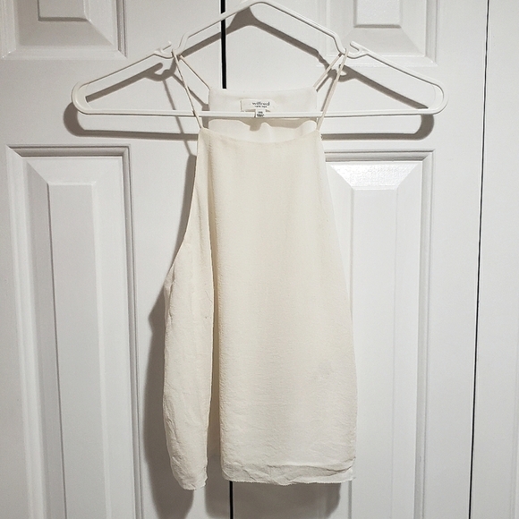 Aritzia Wilfred Rians Blouse In Oak 100% Silk Size XXS - Picture 3 of 10